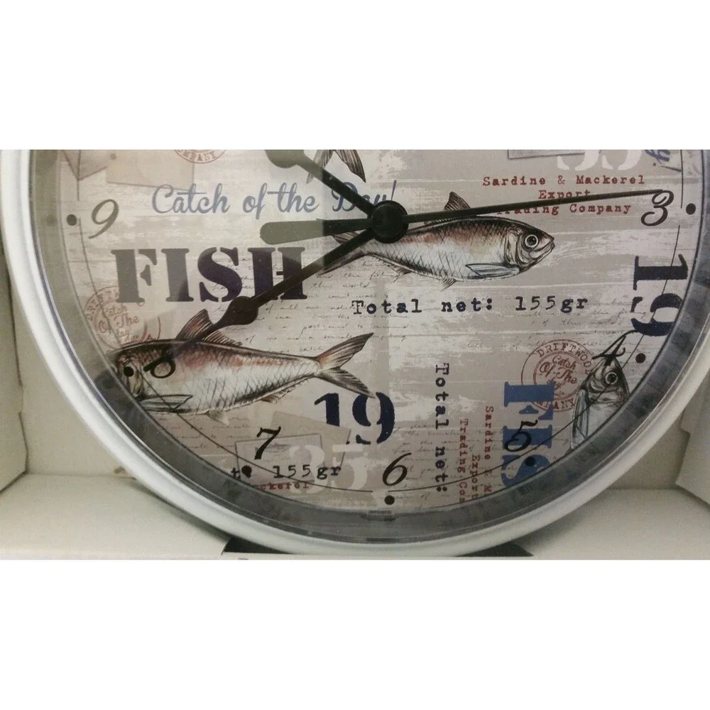 Plastic Decorative Wall Clock (approx. 9